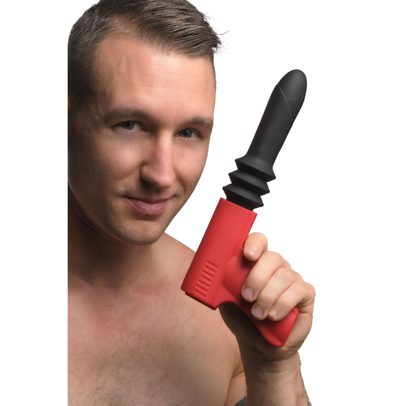 Master Series Pistol Pounder Thrusting Vibrator-(ah093) - AH093