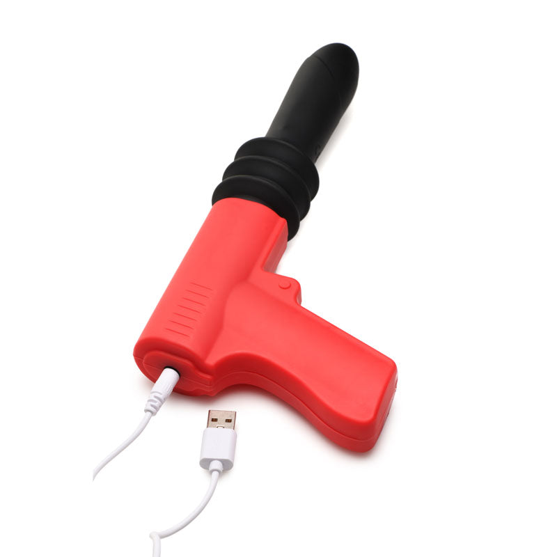 Master Series Pistol Pounder Thrusting Vibrator-(ah093) - AH093