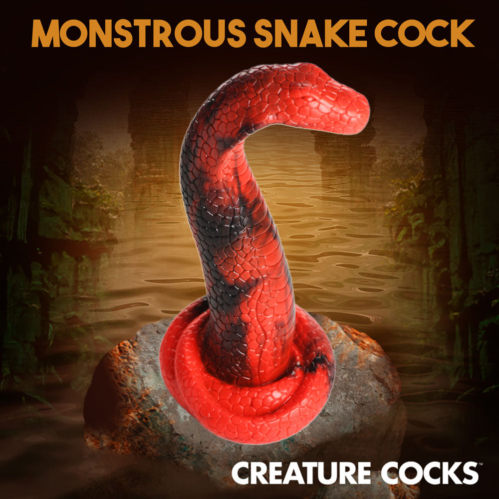 Creature Cocks King Cobra Silicone Dildo-(ah196) - AH196