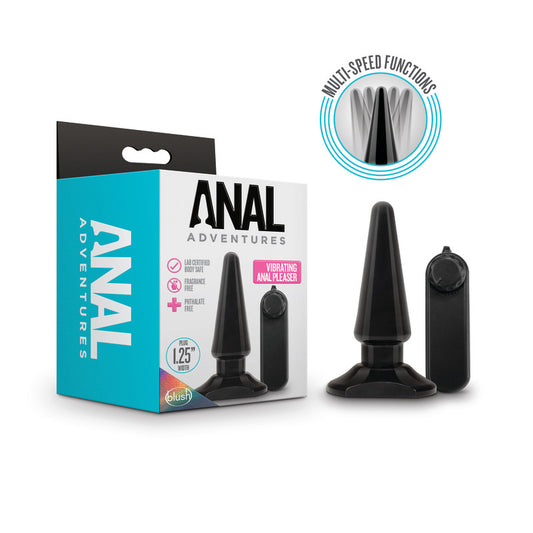 Anal Adventures Basic Vibrating Anal Pleaser-(bl-10605) - BL-10605