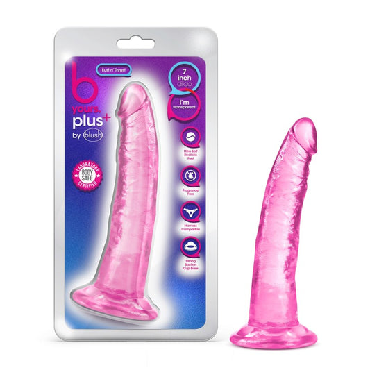 B Yours Plus Lust N Thrust - Pink-(bl-12700) - BL-12700