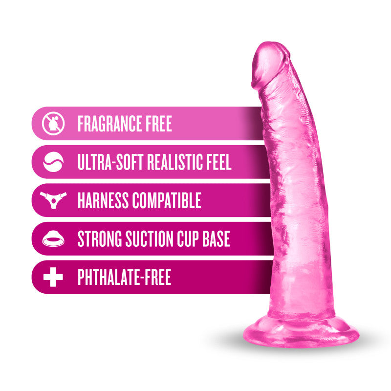 B Yours Plus Lust N Thrust - Pink-(bl-12700) - BL-12700