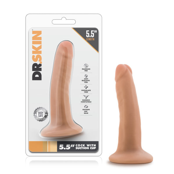 Dr. Skin 5.5'' Cock with Suction Cup-(bl-14503) - BL-14503