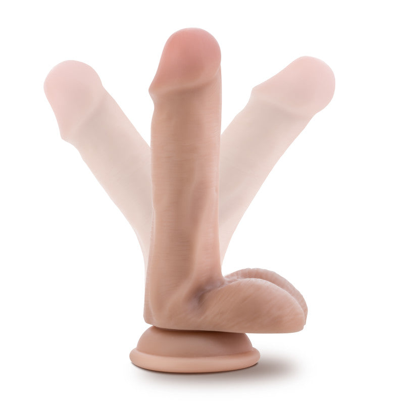 Dr. Skin Plus 6'' Girthy Poseable Dildo-(bl-14903) - BL-14903