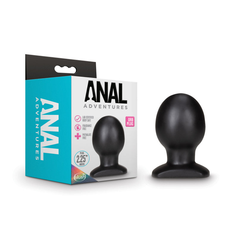 Anal Adventures Orb Plug - Black-(bl-15185) - BL-15185