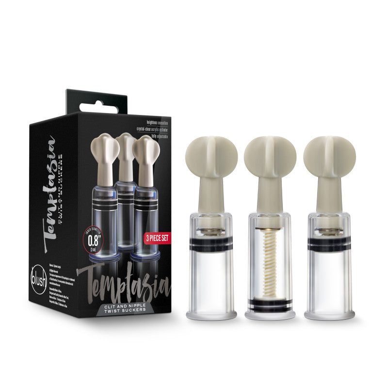 Temptasia Clit & Nipple Twist Suckers-(bl-39991) - BL-39991