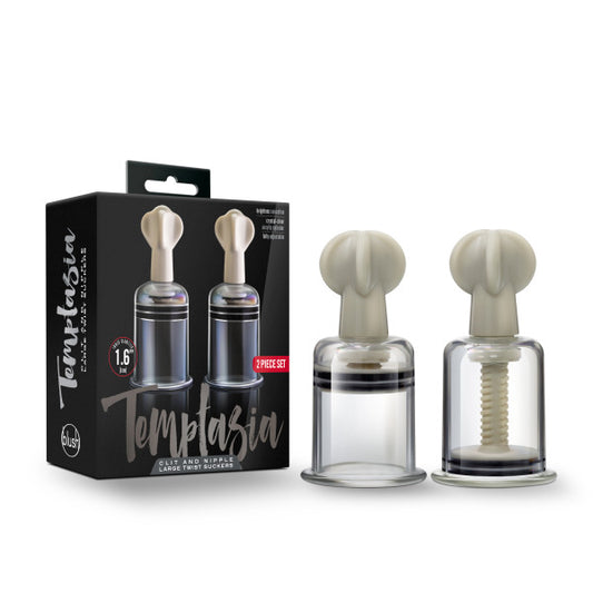 Temptasia Clit & Nipple Large Twist Suckers-(bl-49991) - BL-49991