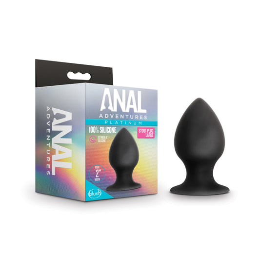 Anal Adventures Platinum Anal Stout Plug - Large-(bl-81005) - BL-81005