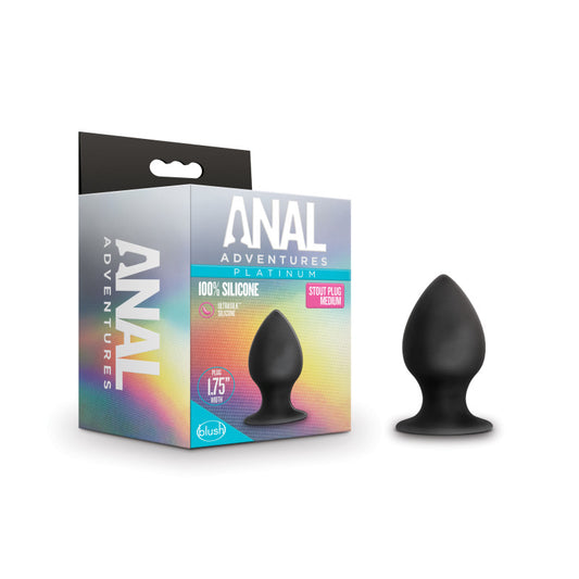 Anal Adventures Platinum Anal Stout Plug - Medium-(bl-81105) - BL-81105