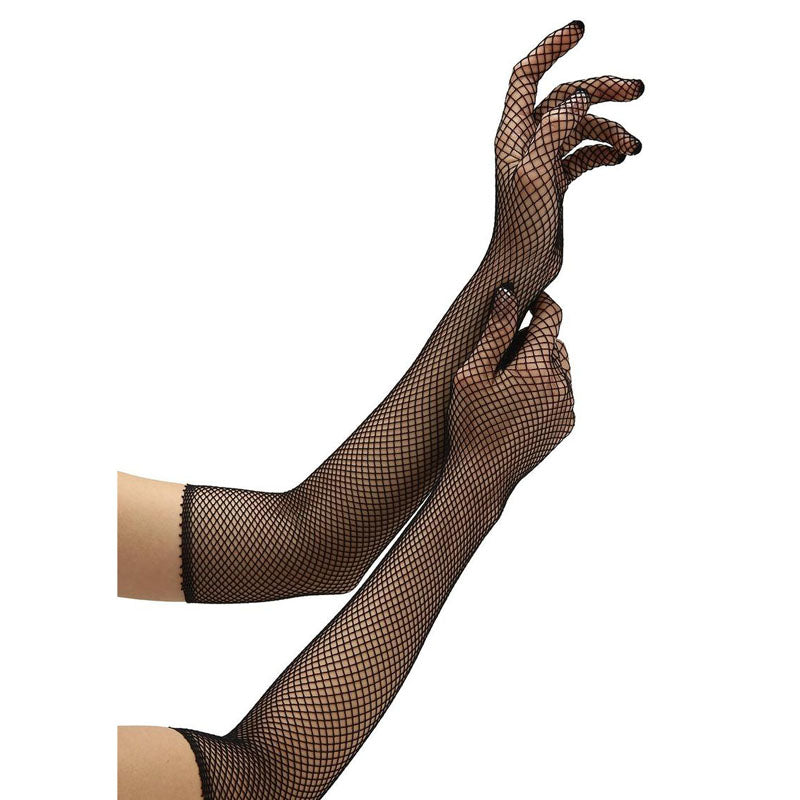 Baci White Label Fishnet Opera Glove-(blw6501) - BLW6501