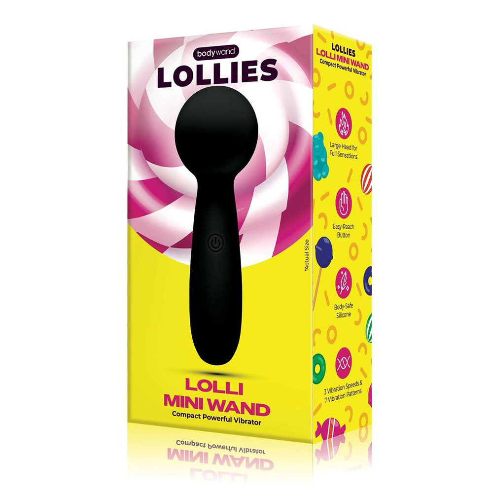 Bodywand Lolli Mini Wand - Black-(bw169) - BW169