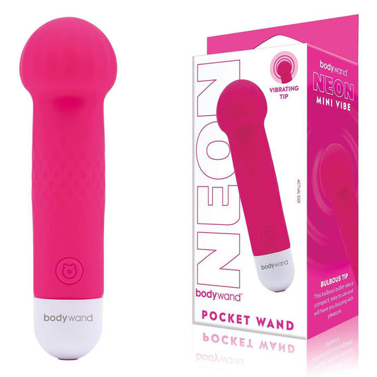 Bodywand Neon Mini Pocket Wand - Neon Pink-(bw172) - BW172