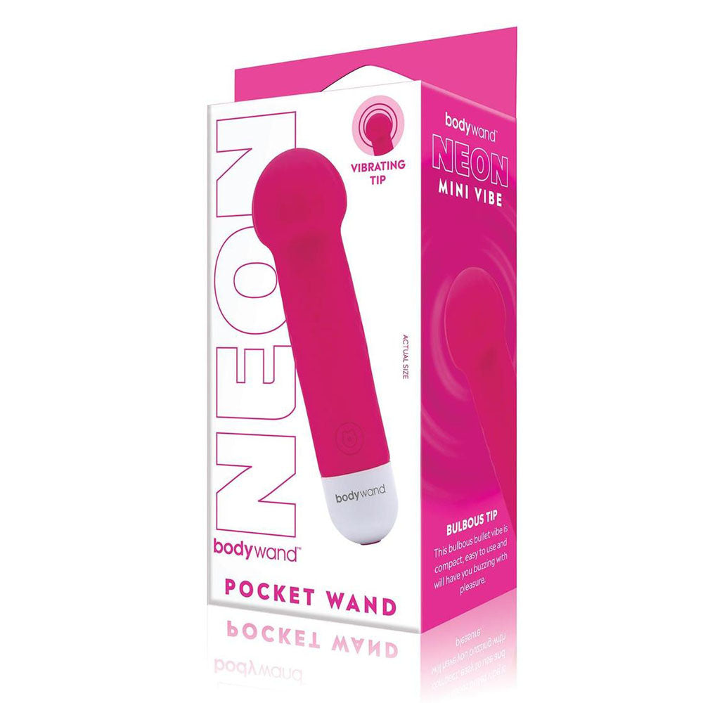 Bodywand Neon Mini Pocket Wand - Neon Pink-(bw172) - BW172