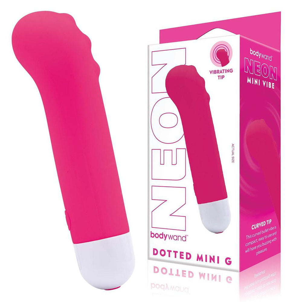 Bodywand Neon Dotted Mini G - Neon Pink-(bw176) - BW176