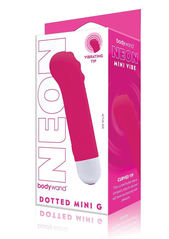 Bodywand Neon Dotted Mini G - Neon Pink-(bw176) - BW176