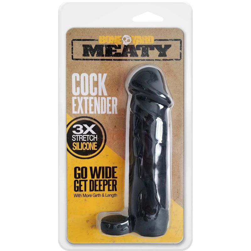 Boneyard Meaty Cock Extender Black-(by1063) - BY1063