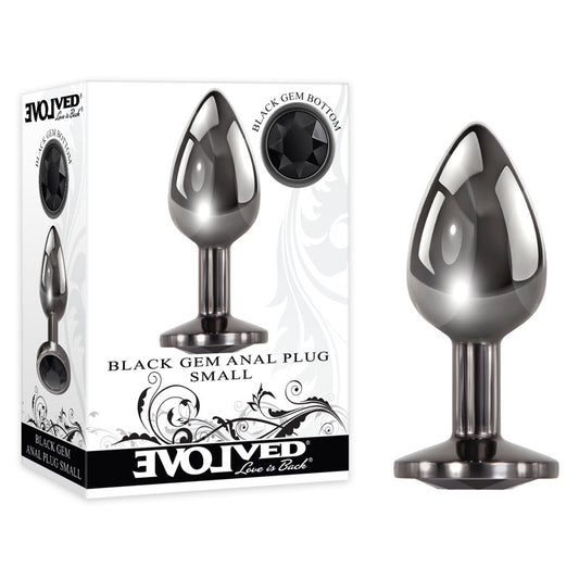 Evolved Black Gem Anal Plug - Small-(en-bp-8584-2) - EN-BP-8584-2