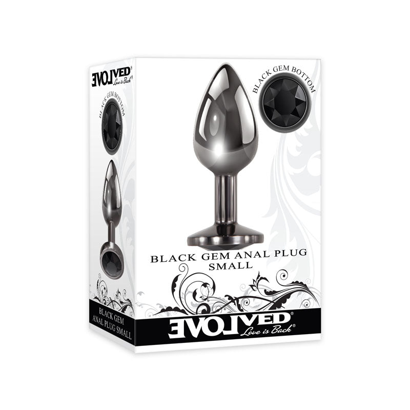 Evolved Black Gem Anal Plug - Small-(en-bp-8584-2) - EN-BP-8584-2