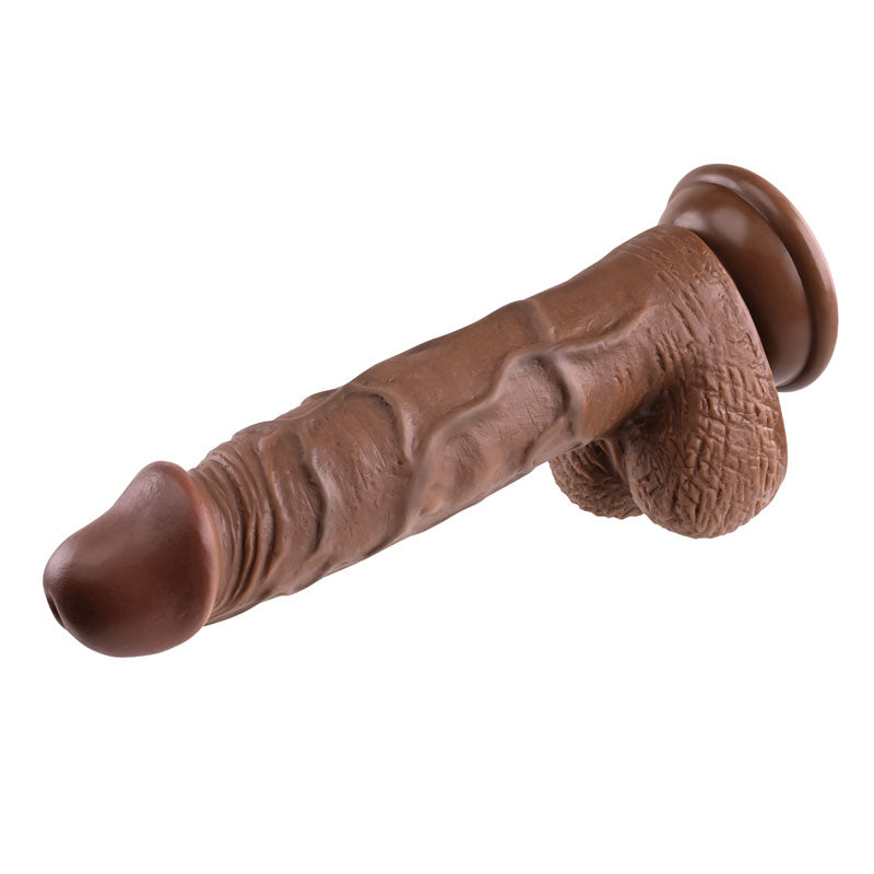 Evolved REALISTIC DILDO 8'' DARK-(en-dd-0143-2) - EN-DD-0143-2