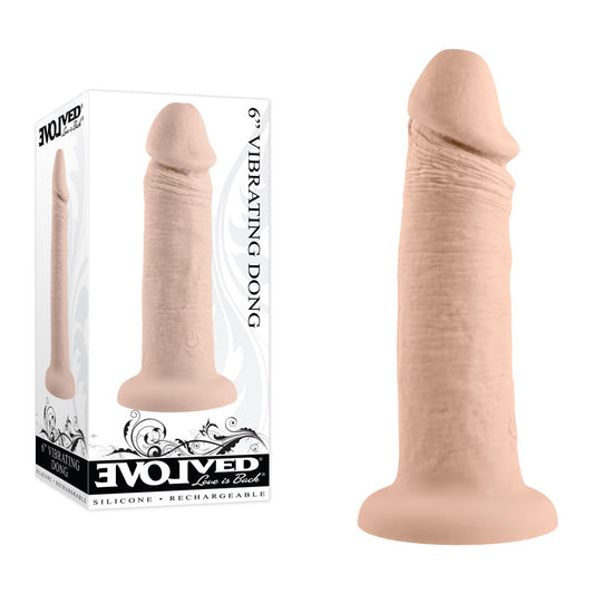 Evolved 6'' VIBRATING DONG LIGHT-(en-rd-2758-2) - EN-RD-2758-2