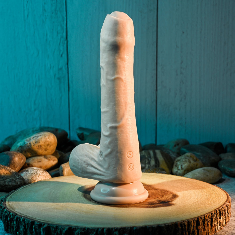 Evolved PEEK A BOO VIBRATING DILDO LIGHT-(en-rd-2772-2) - EN-RD-2772-2