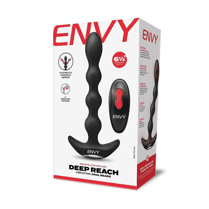 Envy Deep Reach Vibrating Anal Beads-(env-1002) - ENV-1002