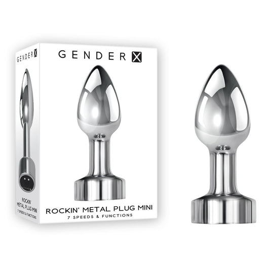 Gender X ROCKIN METAL PLUG MINI-(gx-rs-3809-2) - GX-RS-3809-2