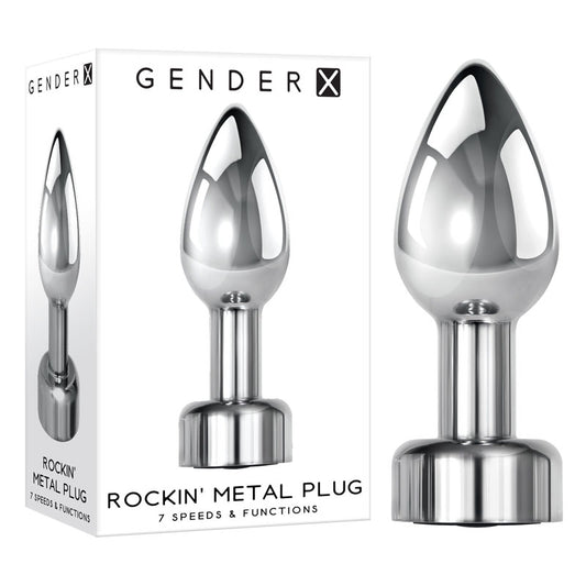 Gender X ROCKIN' METAL PLUG-(gx-rs-9086-2) - GX-RS-9086-2