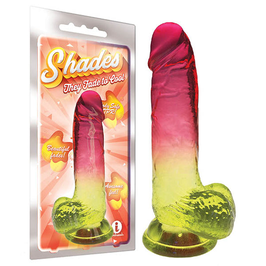 Shades 8'' Jelly TPR Dong-(ic1304-3) - IC1304-3