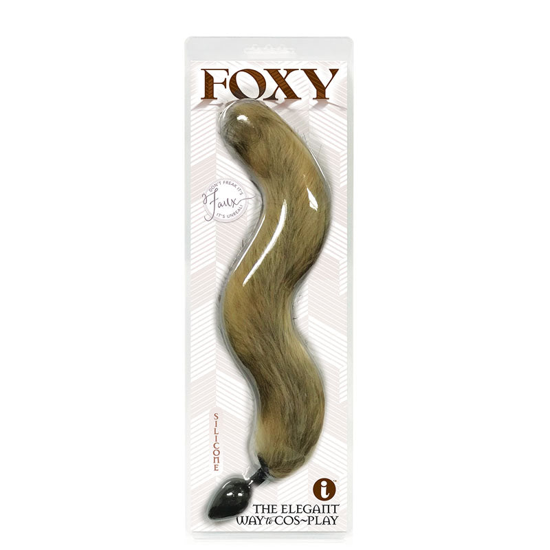 Foxy Fox Tail Silicone Butt Plug-(ic1403) - IC1403