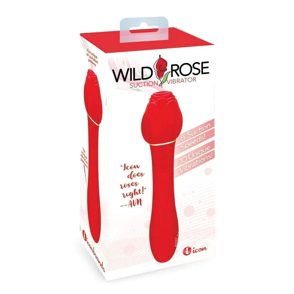 Wild Rose Suction Vibrator-(ic1706) - IC1706