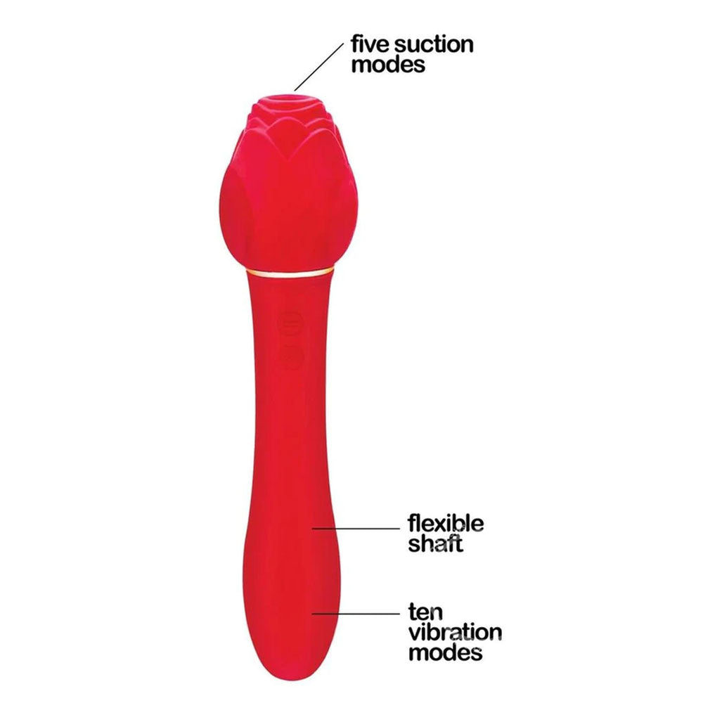 Wild Rose Suction Vibrator-(ic1706) - IC1706