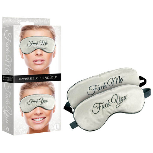 Fuck Me/Fuck You Reversible Blindfold-(ic2334-2) - IC2334-2