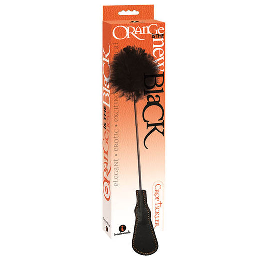 The 9's Orange Is The New Black, Riding Crop & Tickler-(ic2531-2) - IC2531-2