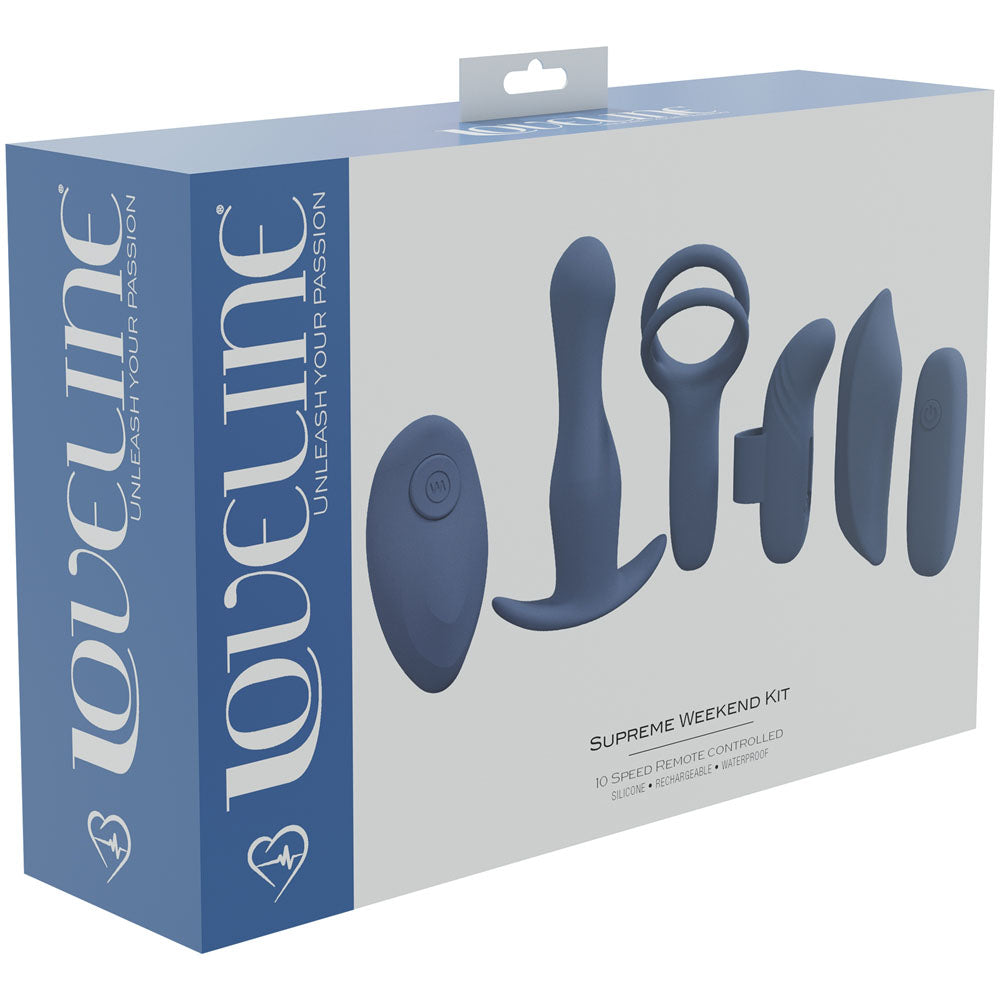 LOVELINE Supreme Weekend Kit - Blue-(lovu016blu) - LOVU016BLU