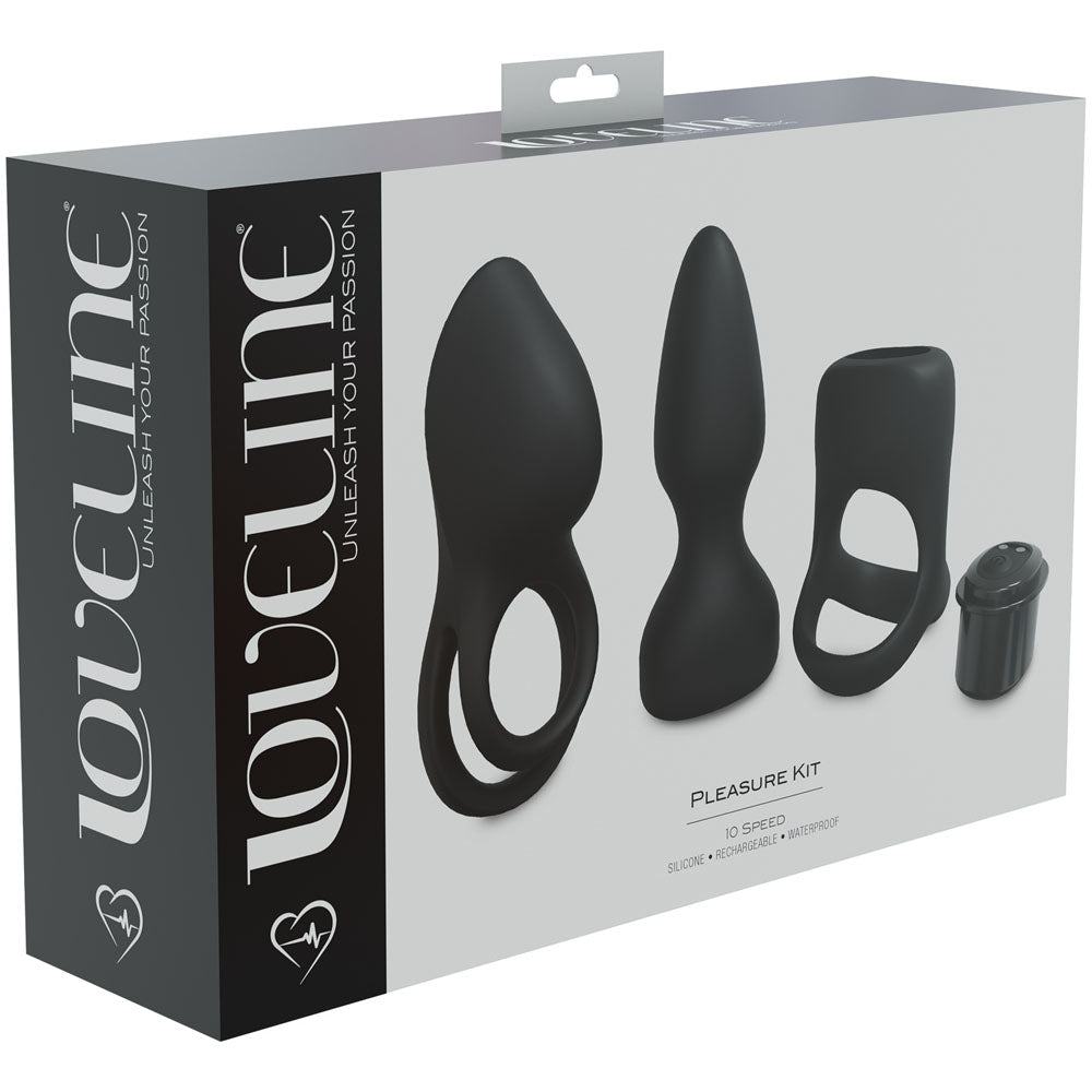 LOVELINE Pleasure Kit - Black-(lovu017blk) - LOVU017BLK