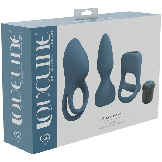 LOVELINE Pleasure Kit - Blue-(lovu017blu) - LOVU017BLU