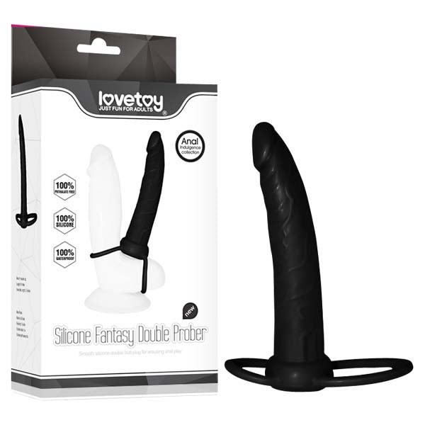 Anal Indulgence Collection Silicone Fantasy Double Prober-(lv2614) - LV2614