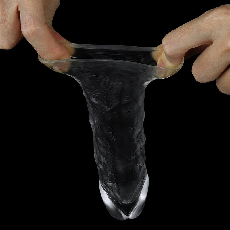 Flawless Clear Penis Sleeve 1''-(lv314013) - LV314013