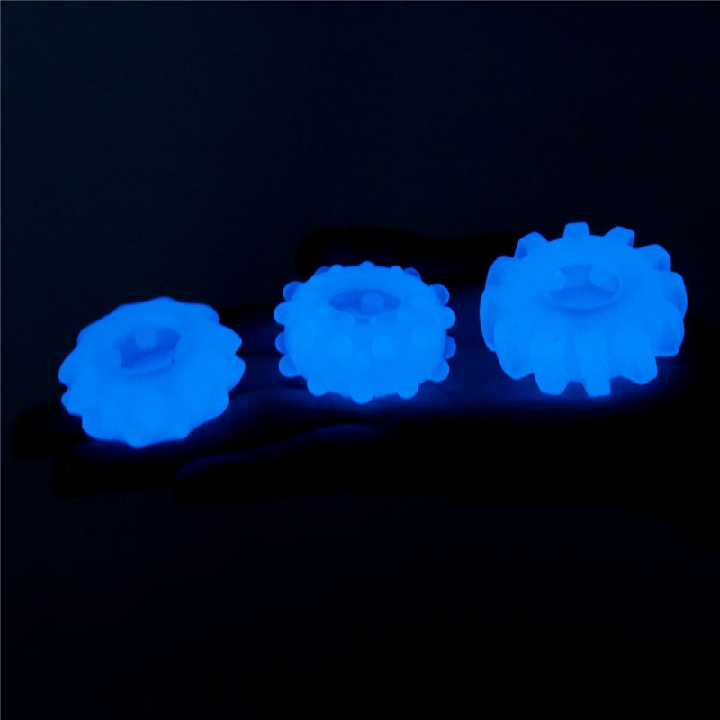 Lumino Play Penis Rings 3 Pack-(lv343010) - LV343010