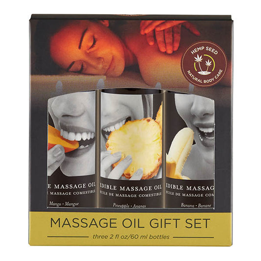 Edible Tropical Massage Oil Trio-(mseg003tr) - MSEG003TR