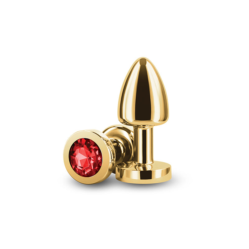 Rear Assets Petite - Gold with Red Gem-(nsn-0966-11) - NSN-0966-11