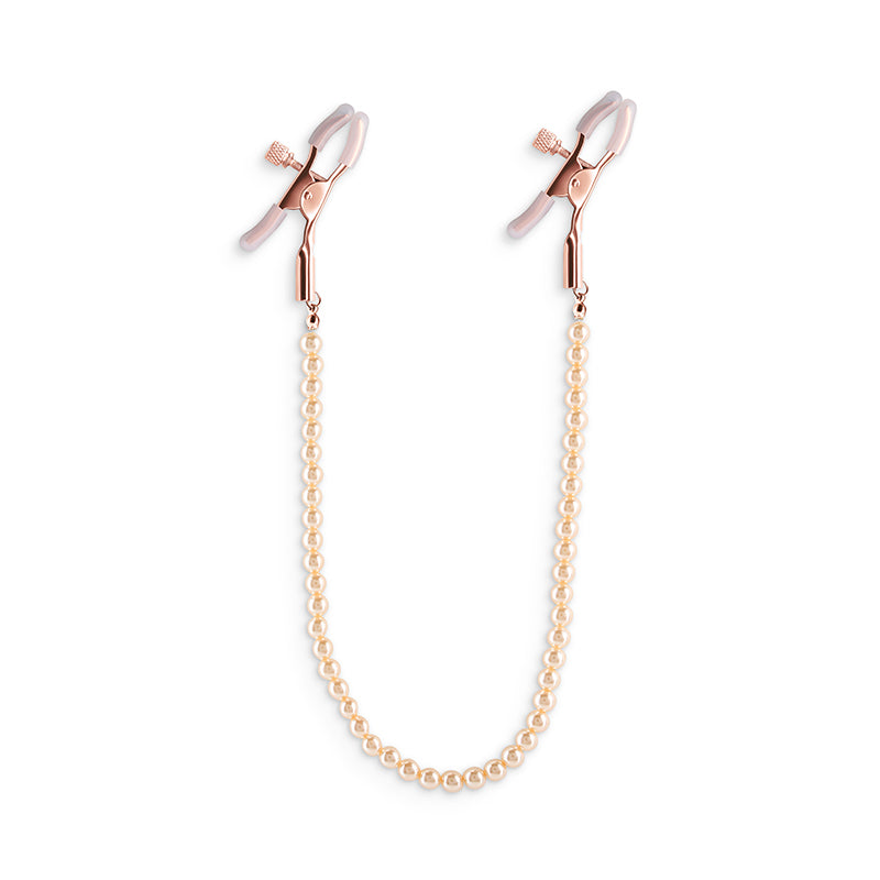 Bound Nipple Clamps - DC1 - Rose Gold-(nsn-1302-49) - NSN-1302-49