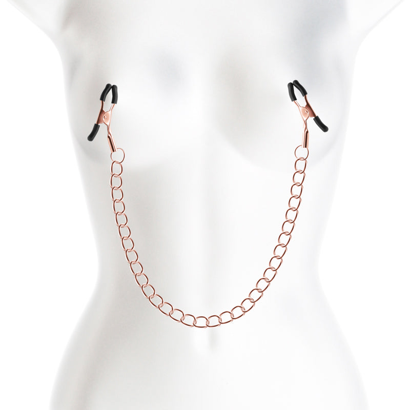 Bound Nipple Clamps - DC2 - Rose Gold-(nsn-1303-02) - NSN-1303-02