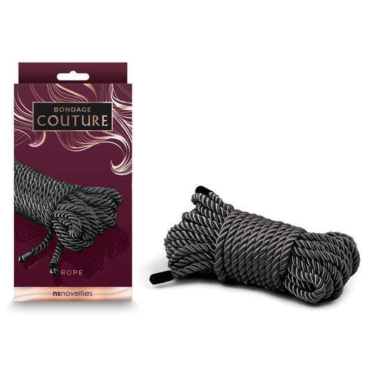 Bondage Couture Rope - Black-(nsn-1307-33) - NSN-1307-33