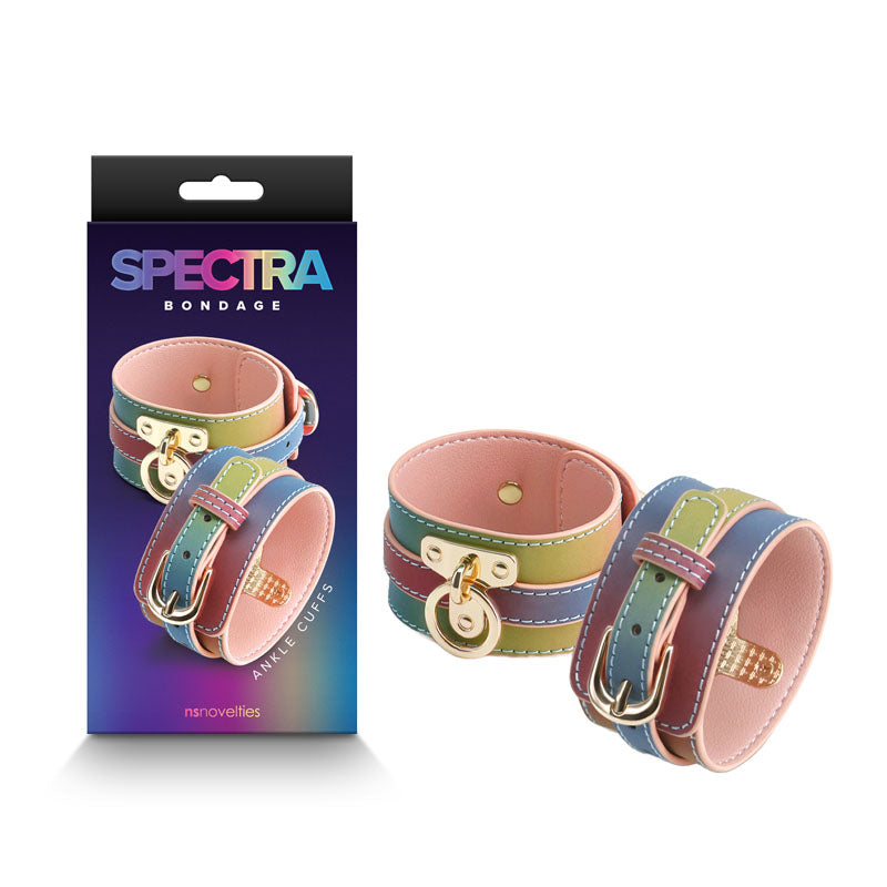 Spectra Bondage Ankle Cuffs - Rainbow-(nsn-1311-04) - NSN-1311-04