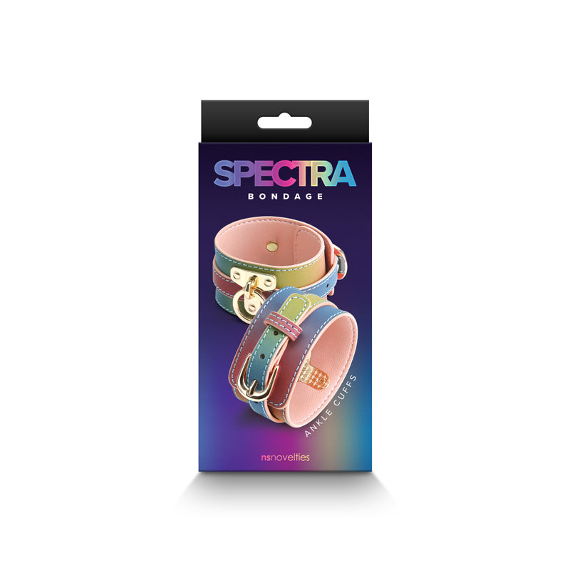 Spectra Bondage Ankle Cuffs - Rainbow-(nsn-1311-04) - NSN-1311-04