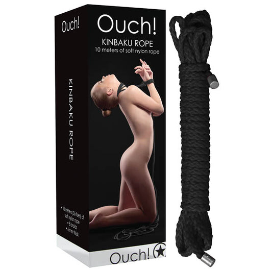 Ouch Kinbaku Rope-(ou043blk) - OU043BLK