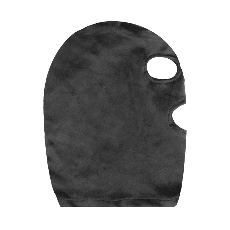 Ouch! Velvet & Velcro Mask with Eye and Mouth Opening-(ou523blk) - OU523BLK