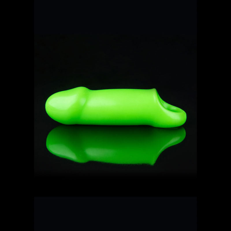 OUCH! Glow In The Dark Smooth Thick Stretchy Penis Sleeve-(ou738glo) - OU738GLO